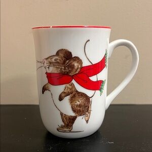 Vintage Otagiri Japan Res Skating Mouse Mug